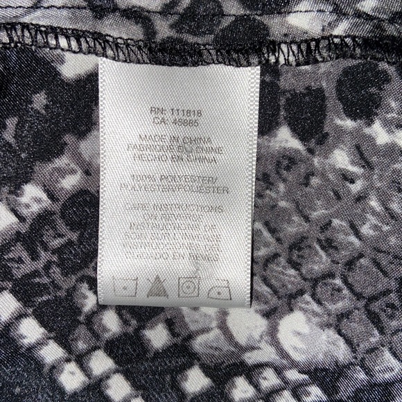 Michael Michael Kors sheer reptile blouse - Picture 6 of 7